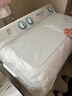 海爾（Haier）半自動(dòng)雙桶雙缸洗衣機 12KG大容量  強力去污洗大件 一級能效家電國家補貼以舊換新 XPB120-81D2 曬單實(shí)拍圖