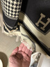 CHANEELR & KARITH圍巾女2025新款秋冬潮流女士時(shí)尚百搭千鳥(niǎo)格圍巾圍脖披肩保暖圍巾 黑色 190*65 曬單實(shí)拍圖
