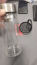高硼硅雙層玻璃杯大容量泡茶杯茶水分離安全無(wú)毒隔熱杯車(chē)載水杯商 顯溫蓋530ml大容量直筒杯 曬單實(shí)拍圖