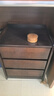 家逸實(shí)木床頭柜臥室床邊柜高級感簡(jiǎn)約小戶(hù)型收納柜子置物架2025新款 曬單實(shí)拍圖