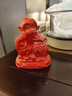 紅色陶瓷猴子擺件十二生肖風(fēng)水補角招財鎮宅吉祥物擺設小猴子瓷器 款式一 無(wú)底座  紅瓷描金款1件 曬單實(shí)拍圖