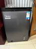 美的（Midea）100L單溫家用冰柜小型減霜零下40度超低溫速凍冷柜冷藏冷凍玻璃面板冰箱BD/BC-100KGEM國家補貼 曬單實(shí)拍圖