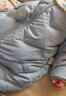 童泰（TONGTAI）嬰兒羽絨服連體衣冬季寶寶鴨絨服男童女童外出連帽哈衣藍色90cm 曬單實(shí)拍圖
