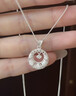 傾愛(ài)999足銀項鏈女一輩子平安扣如意吊墜ins首飾品生日禮物送女友 曬單實(shí)拍圖