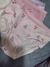 全棉時(shí)代女士?jì)妊?5棉可愛(ài)少女感印花內褲女2026新款3條裝 曬單實(shí)拍圖
