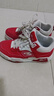 回力【廠(chǎng)牌】高幫運動(dòng)休閑鞋青少年防水皮面學(xué)生跑步鞋初中生紅色 4001-1紅色 36 曬單實(shí)拍圖