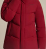 波司登25年羽絨服女冬90絨加厚連帽寬松商場(chǎng)同款新年紅外套 曬單實(shí)拍圖