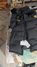 七匹狼【4級防水鵝絨】羽絨服男士冬季可拆卸帽保暖厚外套 黑色 L 曬單實(shí)拍圖