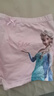 迪士尼（Disney）艾莎女童內褲兒童平角褲純棉a類(lèi)愛(ài)莎女孩四角寶寶短褲 曬單實(shí)拍圖