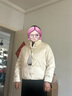 雅鹿羽絨服女冬季高端金鎖氣質(zhì)清冷大碼國風(fēng)新中式高級感媽媽加厚外套 米白 L 推薦125-145斤 曬單實(shí)拍圖