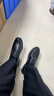 回力皮鞋男商務(wù)休閑德比鞋結婚新郎面試正裝男鞋 1124黑色43 曬單實(shí)拍圖