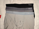 貓人男士?jì)妊澞斜z無(wú)痕涼感10A抑菌透氣褲衩大碼男生平角短褲頭禮盒 黑色+鉑灰+灰藍 10A抑菌冰絲 3條 XL （建議120斤-140斤） 曬單實(shí)拍圖