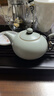 汝道汝窯茶壺單壺陶瓷功夫茶具家用過(guò)濾泡茶壺汝瓷可養開(kāi)片復古泡茶器 汝窯雙耳壺260ml 曬單實(shí)拍圖