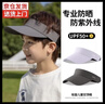 目丸防曬帽兒童夏天防紫外線(xiàn)遮陽(yáng)帽女戶(hù)外空頂帽男童寶寶太陽(yáng)帽子男孩 煙熏灰 【輕盈柔軟可折疊】 曬單實(shí)拍圖