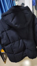 鴨鴨孫穎莎同款小雪花羽絨服男女2025冬季新款休閑加厚保暖防寒外套DY 黑色 3XL 190/104A 曬單實(shí)拍圖