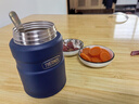 膳魔師（THERMOS）燜燒杯520ml保溫湯壺316鋼保溫飯盒保溫桶寬口水杯TSK2-520S NVB 曬單實(shí)拍圖