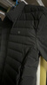 蕉內氫氣301Air男士立領(lǐng)修身輕薄羽絨服通勤保暖外套冬季防風(fēng)大衣新款 黑色 L 曬單實(shí)拍圖