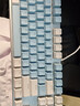 達爾優(yōu)（dareu）EK815機械合金版鍵盤(pán) 有線(xiàn)鍵盤(pán)  電競游戲鍵盤(pán) 多鍵無(wú)沖108鍵單光 女生 白色藍色 茶軸 曬單實(shí)拍圖
