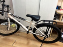 青少年山地車(chē)兒童自行車(chē)男孩女孩5-16歲減震碟剎輕便騎行靈敏變速 黑白【單速】標配款 24寸【適合身高150-160cm】 曬單實(shí)拍圖