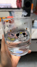 日韓ins玻璃吸管杯子蛋糕小狗水杯學(xué)生喝水玻璃杯子小眾可愛(ài)卡通 生日小狗一套（含杯蓋吸管） 400ml 曬單實(shí)拍圖