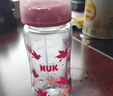 NUK德國感溫寬口徑寶寶粉色款帶0-6個(gè)月硅膠奶嘴防脹氣240ml玻璃奶瓶 曬單實(shí)拍圖