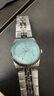 POEDAGAR瑞士正品女士手表潮流日歷商務(wù)輕奢防水夜光韓版手表女士石英腕表 502銀殼淺藍面鋼帶款 32mm 曬單實(shí)拍圖
