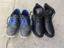 藍鷗盾勞保鞋男士高幫防水防滑防砸鋼包頭防刺安全工地工作鞋D1117N 40 曬單實(shí)拍圖