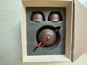 暢陶宜興紫砂壺純手工泡茶壺原礦紫朱泥經(jīng)典仿古壺茶具套裝贈養壺茶巾 吳榮華紫朱泥1壺2杯190ml 曬單實(shí)拍圖