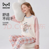貓人兒童睡衣女童春秋款純棉小孩長(cháng)袖中大童家居服套裝 甜心女孩 150 曬單實(shí)拍圖