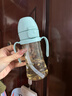 Grosmimi格羅咪咪吸管杯嬰兒童水杯PPSU進(jìn)口牛奶直飲杯子奶瓶6月1-3歲以上 藍氣球(重力球+直管) 300ML 曬單實(shí)拍圖