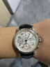 萬(wàn)寶龍（MONTBLANC）【二手99新】萬(wàn)寶龍明星系列/時(shí)光行者系列休閑/時(shí)尚/正裝/計時(shí)/世界時(shí)石英表/自動(dòng)機械男表 08452計時(shí)白盤(pán)數字面皮帶款38表徑 單表 曬單實(shí)拍圖