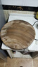 正宗越南紅鐵木砧板切菜板家用抗菌粘板圓形案板實(shí)木刀板菜墩加厚 直徑38*厚5cm鋼圈包邊正宗紅鐵木 曬單實(shí)拍圖