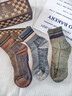 良人訪(fǎng)襪子男冬季100%純棉男士抗菌防臭襪吸汗耐磨加厚保暖毛圈中筒襪 曬單實(shí)拍圖