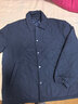 凡客誠品（VANCL）棉服男款秋冬季通勤翻領(lǐng)夾克男休閑保暖百搭外套棉襖 藏青 XL 曬單實(shí)拍圖