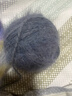 以暖 雪寶混紡羊毛 長(cháng)絨毛線(xiàn)帽子圍巾衣服手編材料包十刻同款線(xiàn)團 507 墨染山水 100克實(shí)惠裝 曬單實(shí)拍圖
