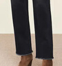 simple pieces【深色法棍褲】牛仔褲秋新款SPS牛仔女小個(gè)子九分直筒褲 經(jīng)典黑/身高153-164(現貨) S 88/90 （95-105斤） 曬單實(shí)拍圖