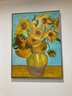 帝旗 梵高世界名畫(huà)向日葵手繪油畫(huà) 花瓶里的十二朵向日葵 玄關(guān)裝飾畫(huà) 4682金框 60X80 曬單實(shí)拍圖