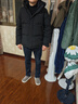 坦博爾羽絨服男士短款連帽保暖冬款外套厚25年新款5550325D 黑色175 曬單實(shí)拍圖