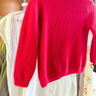 優(yōu)衣庫嬰幼兒寶寶souffle yarn舒芙蕾可機洗針織衫舒芙蕾478832 16 紅色 90 曬單實(shí)拍圖