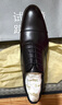 金利來(lái)（Goldlion）【新年送禮】男鞋正裝皮鞋紳士宴會(huì )舒適牛津鞋58021029501A黑色40 曬單實(shí)拍圖
