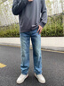 杰克·瓊斯（JACK&JONES） 男裝春季牛仔褲時(shí)尚水洗貓須舒適百搭闊腿褲長(cháng)褲子226132167 曬單實(shí)拍圖