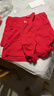 浪莎（LangSha）純棉男士?jì)妊澊蠹t色平角褲本命年紅短褲全棉馬年秋冬四角褲衩新年 【2條裝】100%純棉大紅平角款 2XL /180碼（建議130-150斤） 曬單實(shí)拍圖