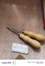 長(cháng)科補鞋穿線(xiàn)錐子鉤針工具上鞋縫鞋納鞋底專(zhuān)用帶孔錐子針老式鋼尖錐針 圓孔尖錐 2把 曬單實(shí)拍圖