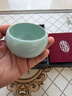 東道汝窯河南非遺 茶杯陶瓷功夫茶具主人杯汝瓷天青色福緣杯禮盒裝 2025巳蛇款 曬單實(shí)拍圖