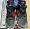 莆田純原AJ4籃球鞋雷公電母奧利大學(xué)午夜白水泥男女喬四耐 運動(dòng)鞋 黑紅灰 41 標準尺碼 莆田純原 曬單實(shí)拍圖