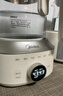美的（Midea）全玻璃恒溫水壺恒溫壺嬰兒沖奶燒水壺電熱水壺養生壺1.5L TN15B01 曬單實(shí)拍圖