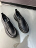 康奈（kangnai）男士商務(wù)休閑皮鞋2026年新款春季羊皮舒適通勤男鞋18261001 黑色 43 曬單實(shí)拍圖