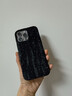 素洛適用蘋(píng)果17promax手機殼秋冬滿(mǎn)天星閃鉆絲絨iPhone16pro創(chuàng  )意簡(jiǎn)約輕奢15高顏值時(shí)尚女14大孔保護套 黑色-滿(mǎn)天星閃鉆絨布 iPhone 15 Pro Max 曬單實(shí)拍圖