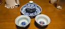 京東京造 蓋碗茶具 景德鎮蓋碗陶瓷茶具主人杯禮盒裝 青花纏枝蓮蓋碗壺承 曬單實(shí)拍圖