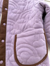 巴厘小豬寶寶棉服秋冬季加厚保暖嬰幼兒衣服男童棉衣女童棉襖兒童夾棉外套 葡萄紫 80 曬單實(shí)拍圖